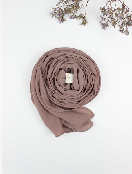 Nude Mauve Scarf Hijab