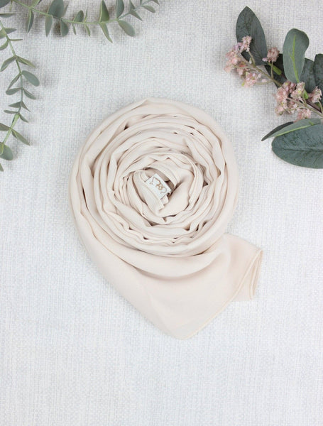 Cream Scarf - fusionstore.ae