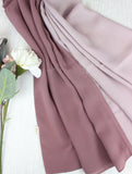 Dusty Mauve X Light Mink Scarf - fusionstore.ae