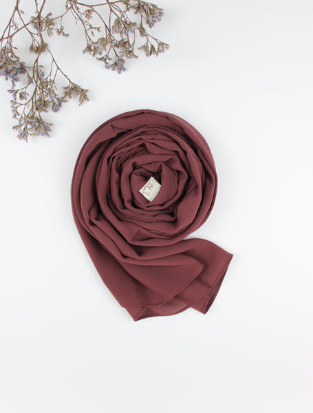 Dusty Cherry Scarf Hijab