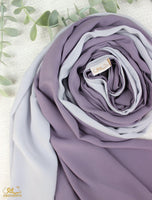 Lavender X Powder Blue Scarf - fusionstore.ae