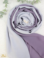 Lavender X Powder Blue Scarf - fusionstore.ae