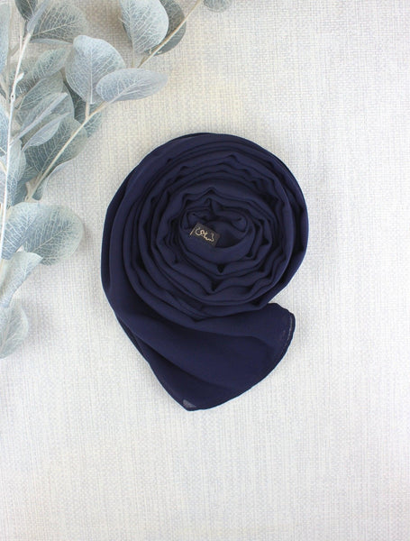 Marine Blue Scarf - fusionstore.ae