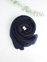 Navy Scarf - fusionstore.ae