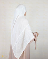 White Branches Scarf - fusionstore.ae